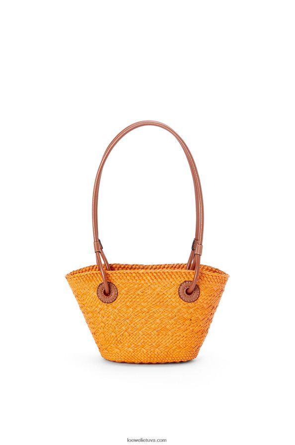 Loewe moterys mini anagramos krepšelis iš irakos delno ir veršio odos oranžinis/gelsvas BZ26XN97