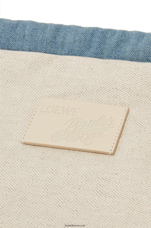 Loewe moterys Džinsinis maišelis su žuvies raišteliu šviesiai mėlynas BZ26XN588