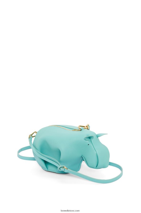 Loewe moterys Hippo krepšys iš klasikinės blauzdos odos šviežių mėtų BZ26XN392