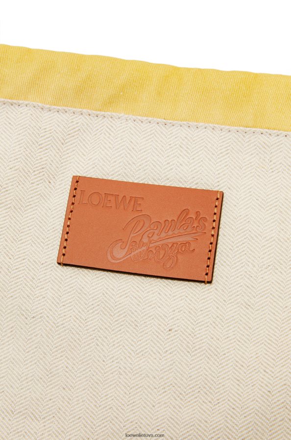 Loewe moterys Pankolinis sutraukiamas maišelis drobėje oranžinė BZ26XN630