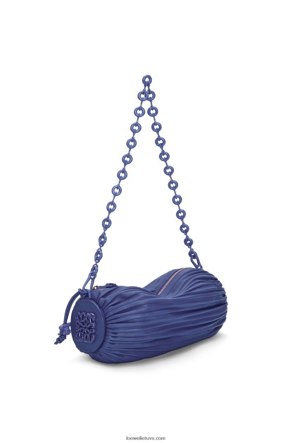 Loewe moterys apyrankės kišenė iš klostuoto nappa giliai violetinė glazūra BZ26XN601