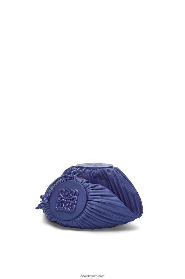 Loewe moterys apyrankės kišenė iš klostuoto nappa giliai violetinė glazūra BZ26XN601