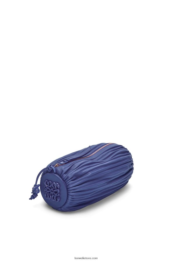 Loewe moterys apyrankės kišenė iš klostuoto nappa giliai violetinė glazūra BZ26XN601