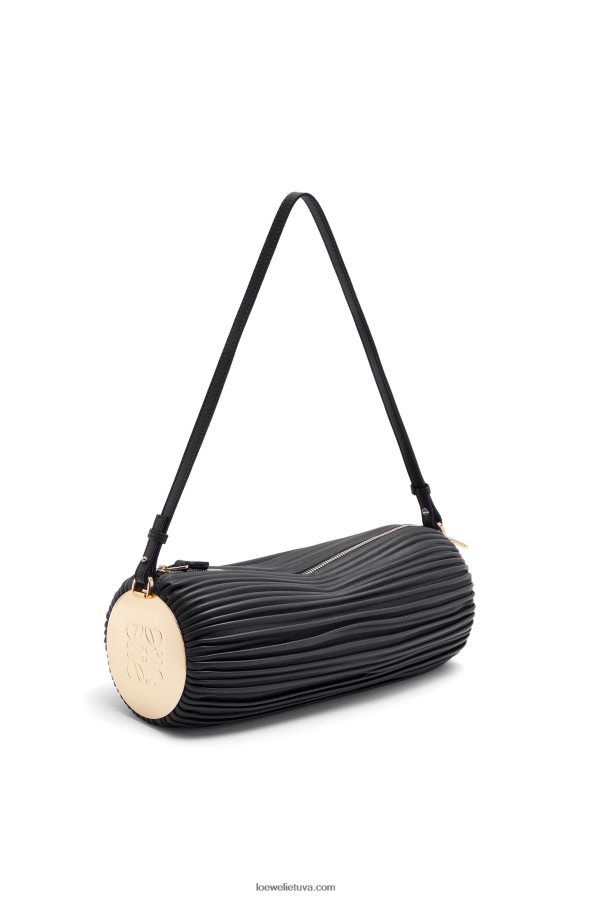 Loewe moterys apyrankės kišenė iš klostuoto nappa juodas BZ26XN626