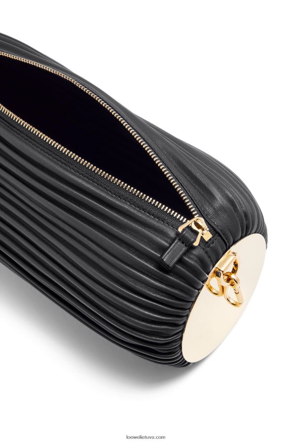 Loewe moterys apyrankės kišenė iš klostuoto nappa juodas BZ26XN626
