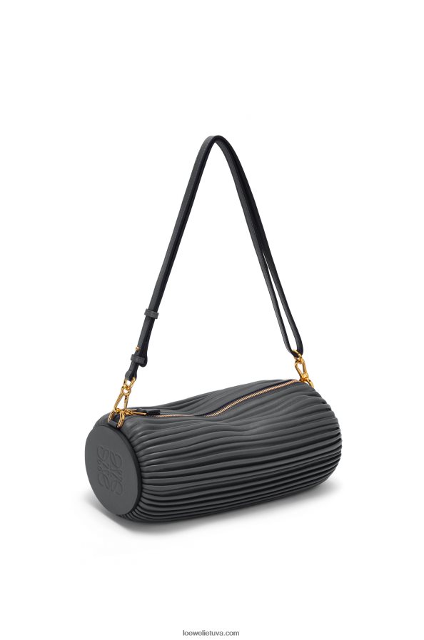 Loewe moterys apyrankės kišenė iš klostuoto nappa juodas BZ26XN632