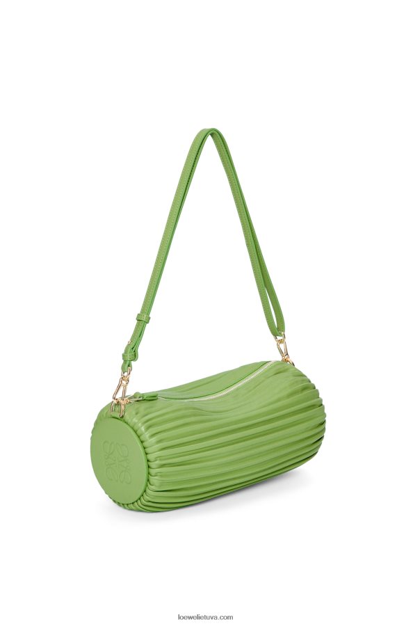 Loewe moterys apyrankės kišenė iš klostuoto nappa pavasario žalia BZ26XN399