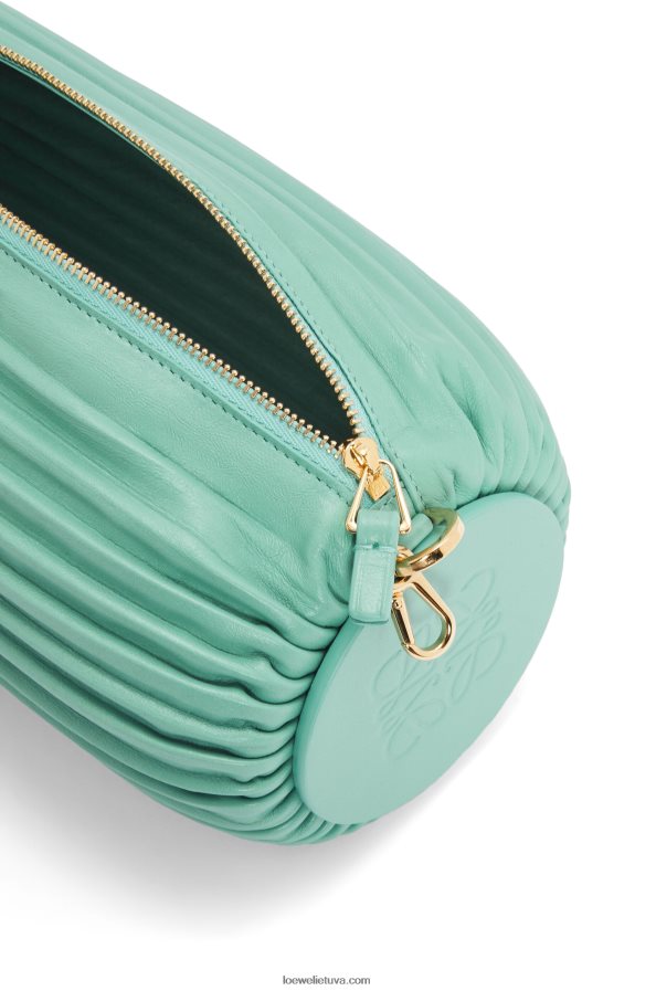 Loewe moterys apyrankės kišenė iš klostuoto nappa šviežių mėtų BZ26XN398