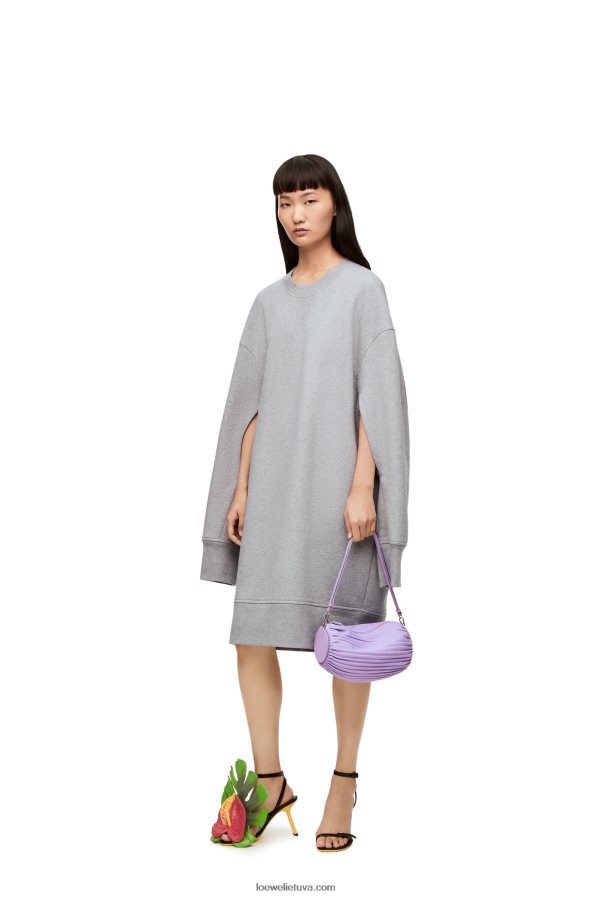 Loewe moterys apyrankės kišenė iš klostuoto nappa šviesiai violetinė BZ26XN376