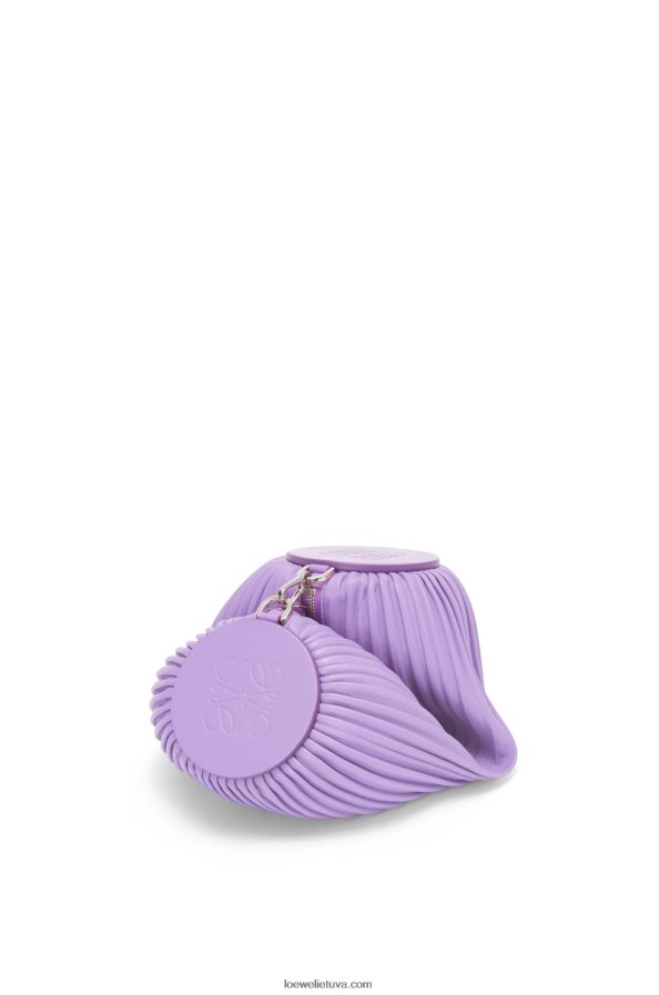Loewe moterys apyrankės kišenė iš klostuoto nappa šviesiai violetinė BZ26XN376