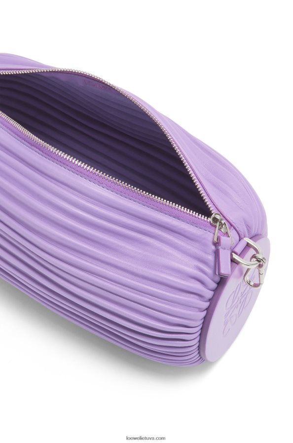 Loewe moterys apyrankės kišenė iš klostuoto nappa šviesiai violetinė BZ26XN376