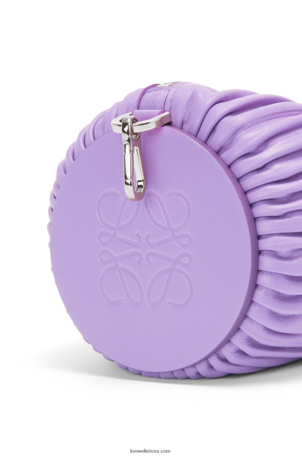 Loewe moterys apyrankės kišenė iš klostuoto nappa šviesiai violetinė BZ26XN376