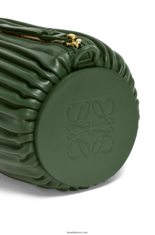 Loewe moterys apyrankės kišenė iš klostuoto nappa vintažinė chaki BZ26XN609