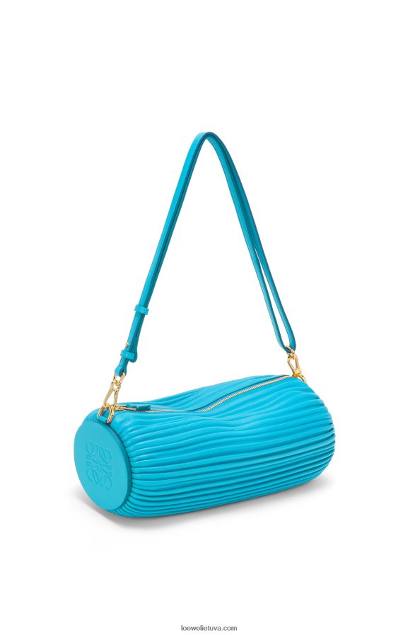 Loewe moterys apyrankės maišelis iš Nappa blauzdos odos žalsvai mėlyna BZ26XN591