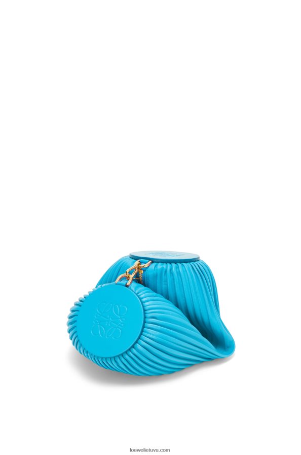 Loewe moterys apyrankės maišelis iš Nappa blauzdos odos žalsvai mėlyna BZ26XN591