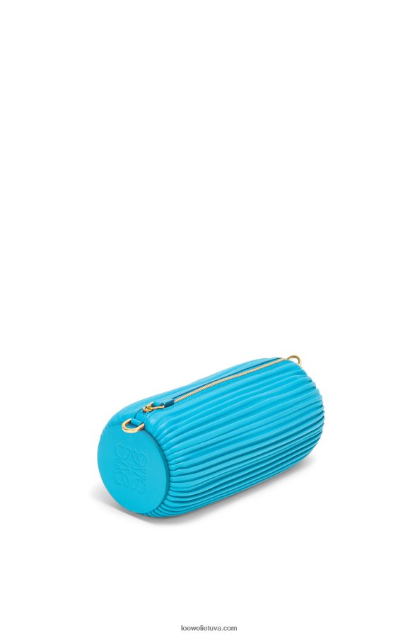 Loewe moterys apyrankės maišelis iš Nappa blauzdos odos žalsvai mėlyna BZ26XN591