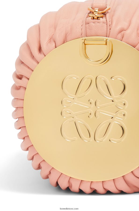 Loewe moterys apyrankės maišelis iš nappa veršiuko odos ir žalvario blyškiai rožinė BZ26XN618