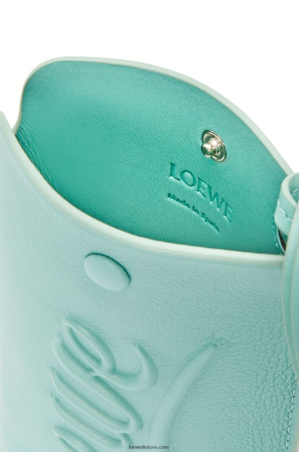 Loewe moterys kilpinis maišelis iš klasikinės blauzdos odos šviežių mėtų BZ26XN594