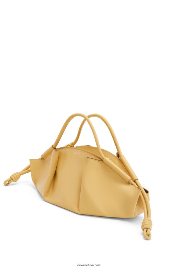 Loewe moterys Paseo krepšys iš blizgios nappa veršiuko odos tamsus sviestas BZ26XN352