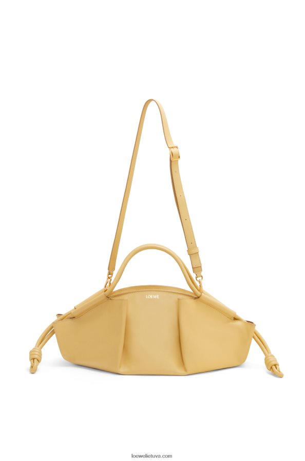 Loewe moterys Paseo krepšys iš blizgios nappa veršiuko odos tamsus sviestas BZ26XN352