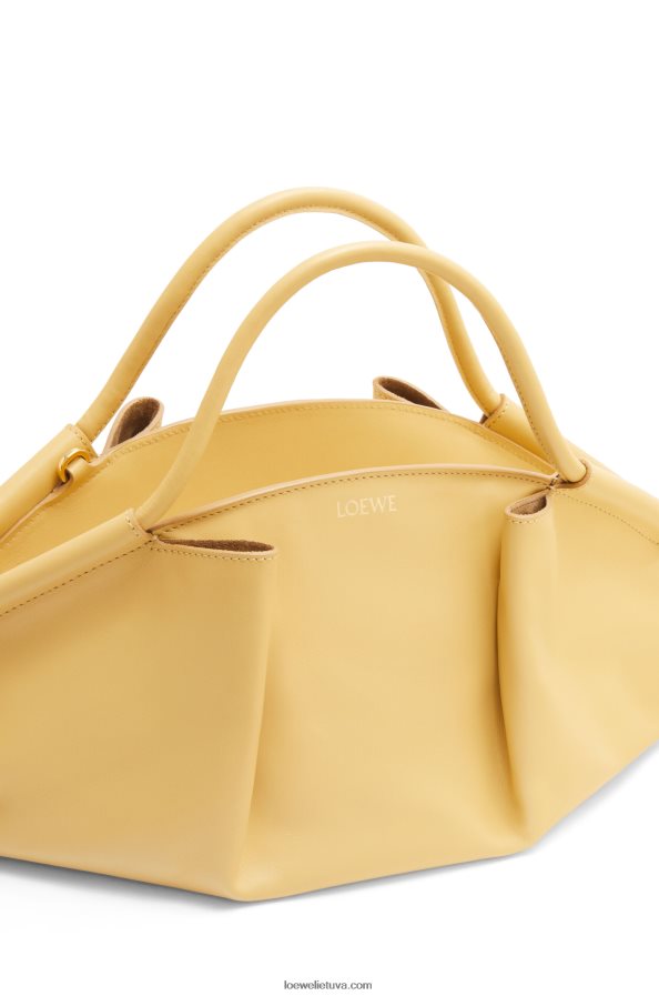 Loewe moterys Paseo krepšys iš blizgios nappa veršiuko odos tamsus sviestas BZ26XN352
