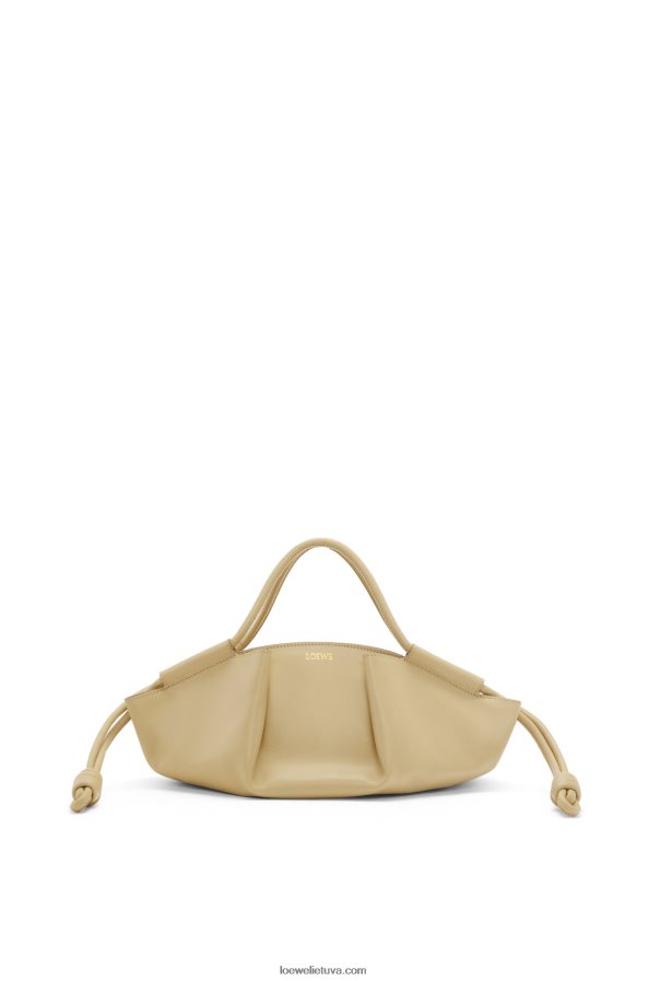 Loewe moterys mažas paseo krepšys iš blizgios nappa veršiuko odos molio žalia BZ26XN350