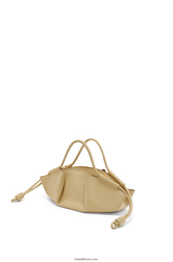 Loewe moterys mažas paseo krepšys iš blizgios nappa veršiuko odos molio žalia BZ26XN350
