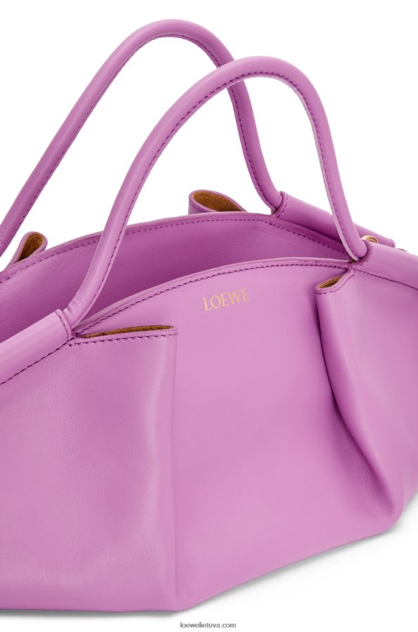 Loewe moterys mažas paseo krepšys iš blizgios nappa veršiuko odos uolų rožė BZ26XN348