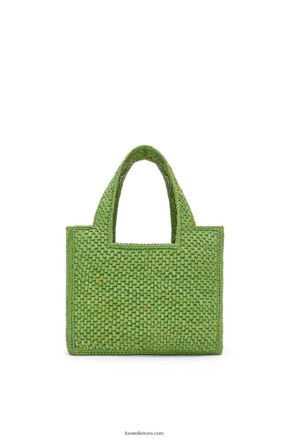 Loewe moterys mažas rafijos šriftas žalias BZ26XN108