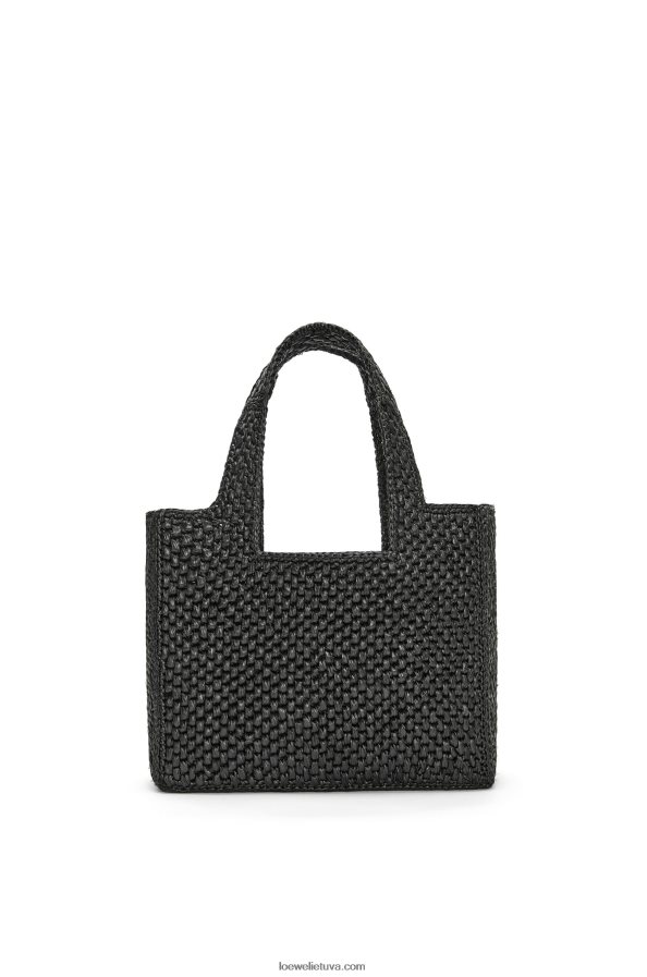 Loewe moterys mažas rafijos šriftas juodas BZ26XN53