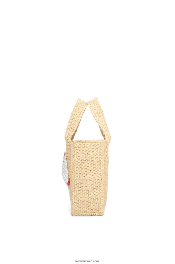 Loewe moterys maruja mallo mini šriftas su rafija natūralus BZ26XN112