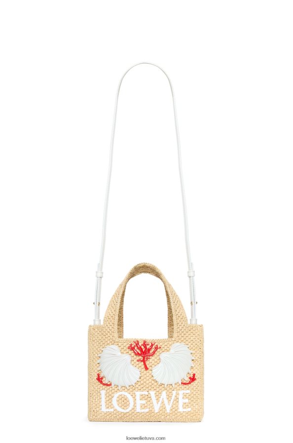 Loewe moterys maruja mallo mini šriftas su rafija natūralus BZ26XN112