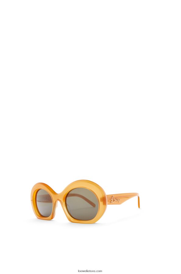 Loewe moterys Pusmėnulio akiniai nuo saulės acetato medus BZ26XN1503