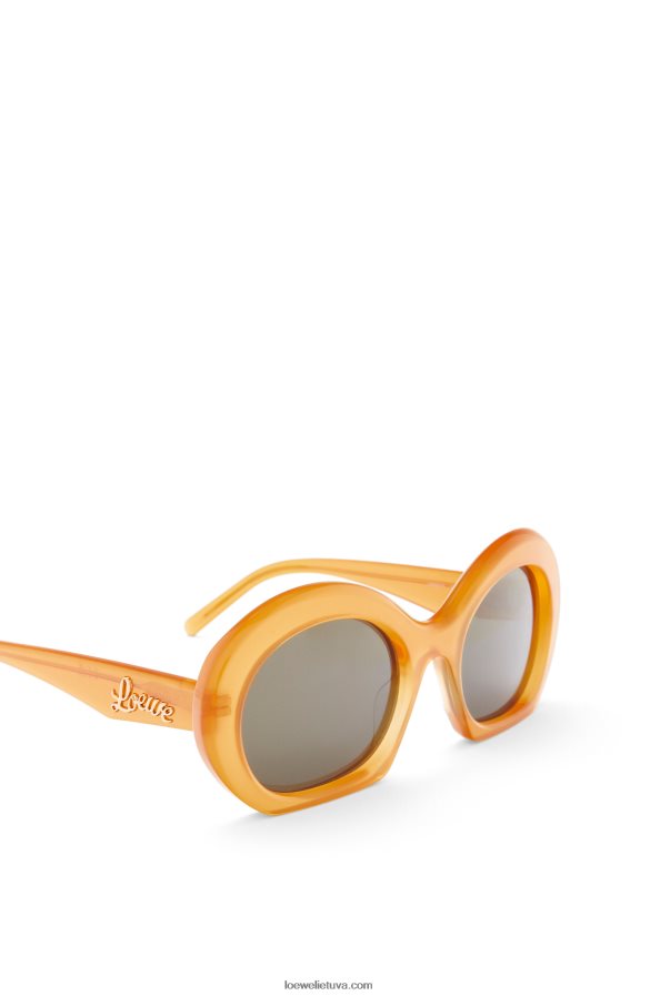 Loewe moterys Pusmėnulio akiniai nuo saulės acetato medus BZ26XN1503