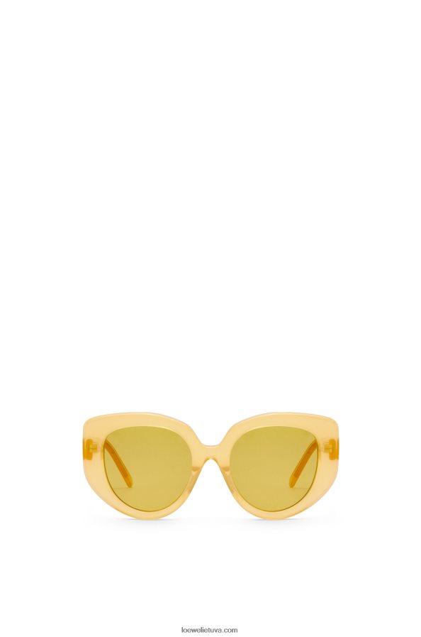 Loewe moterys acetato akiniai nuo saulės kanarėlių geltonumo BZ26XN1505