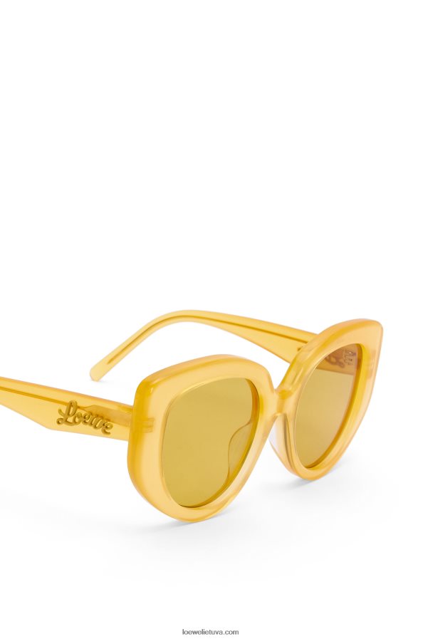Loewe moterys acetato akiniai nuo saulės kanarėlių geltonumo BZ26XN1505