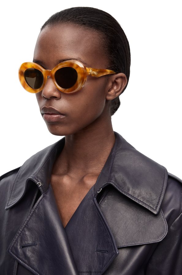 Loewe moterys acetato akiniai nuo saulės šviesi havana BZ26XN1433