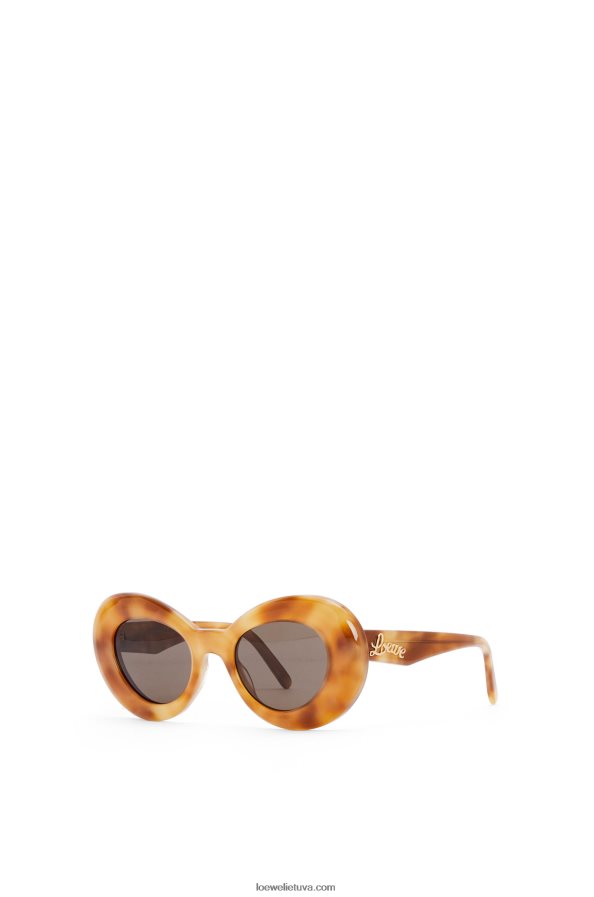 Loewe moterys acetato akiniai nuo saulės šviesi havana BZ26XN1433
