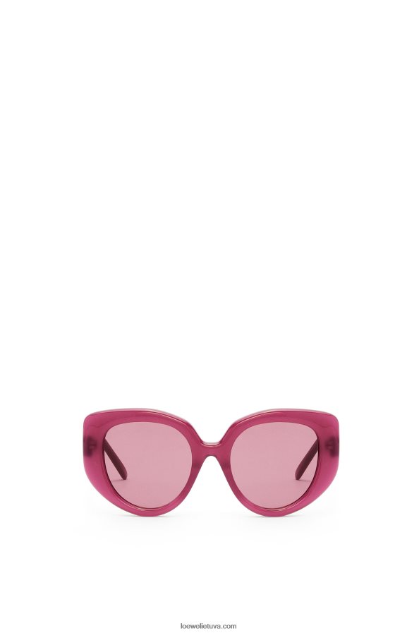 Loewe moterys acetato akiniai nuo saulės vyšnia BZ26XN1507