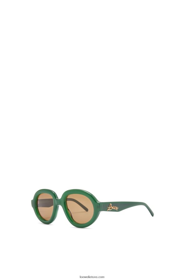 Loewe moterys acetato aviatoriaus akiniai nuo saulės žalias ss23 BZ26XN1488