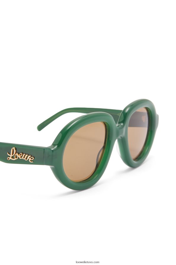 Loewe moterys acetato aviatoriaus akiniai nuo saulės žalias ss23 BZ26XN1488