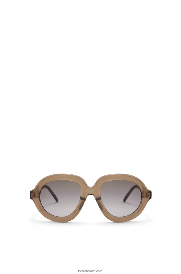 Loewe moterys acetato aviatoriaus akiniai nuo saulės chaki žalia BZ26XN1486