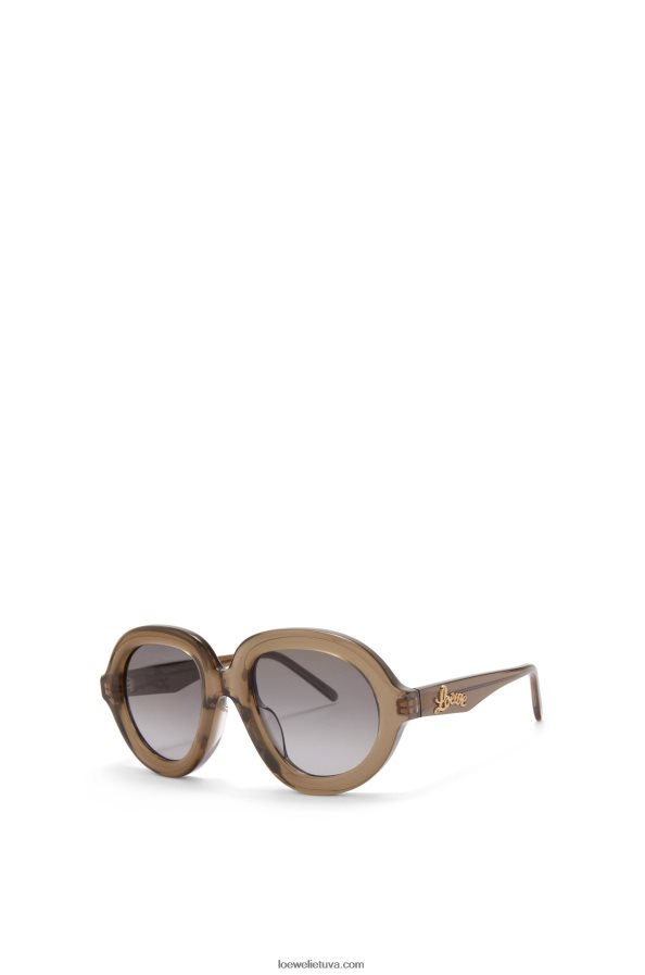 Loewe moterys acetato aviatoriaus akiniai nuo saulės chaki žalia BZ26XN1486