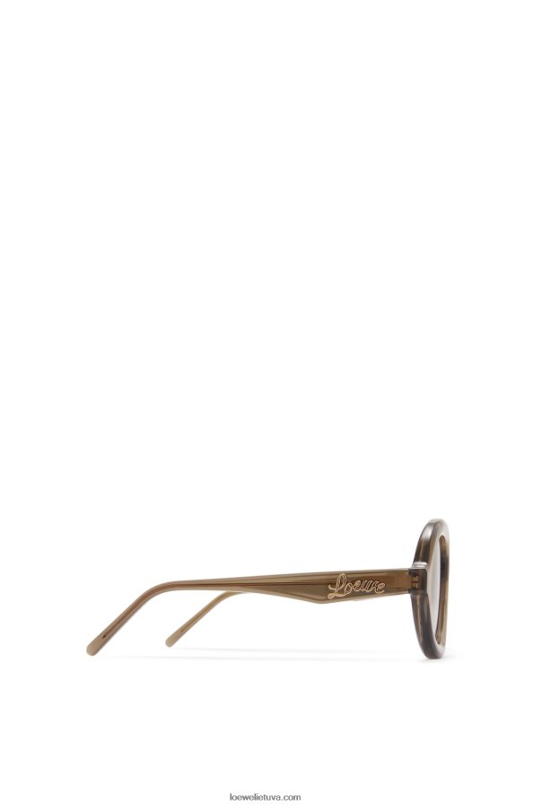 Loewe moterys acetato aviatoriaus akiniai nuo saulės chaki žalia BZ26XN1486