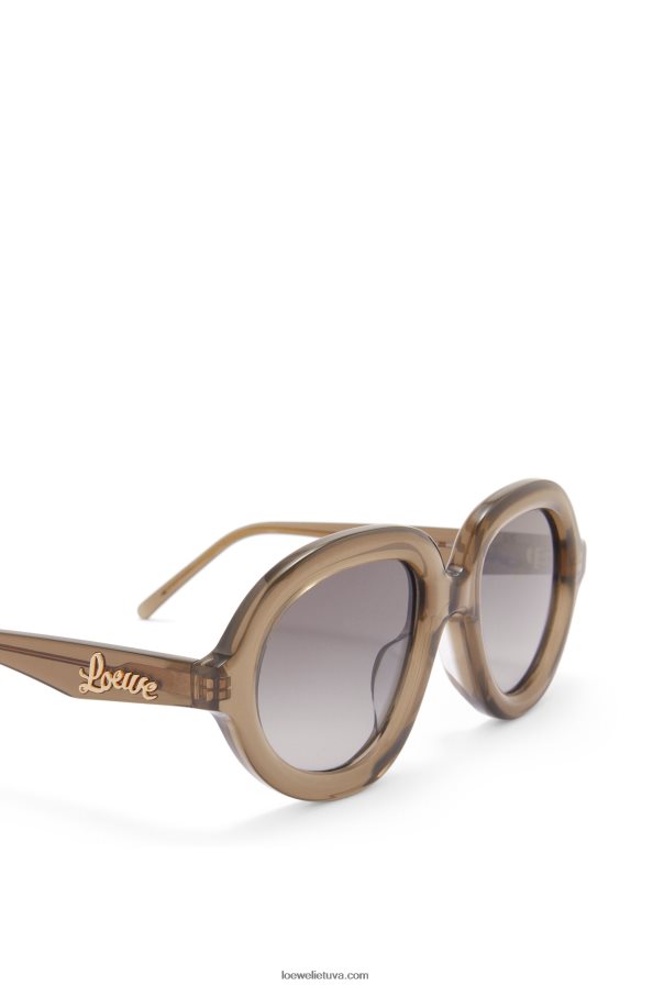 Loewe moterys acetato aviatoriaus akiniai nuo saulės chaki žalia BZ26XN1486