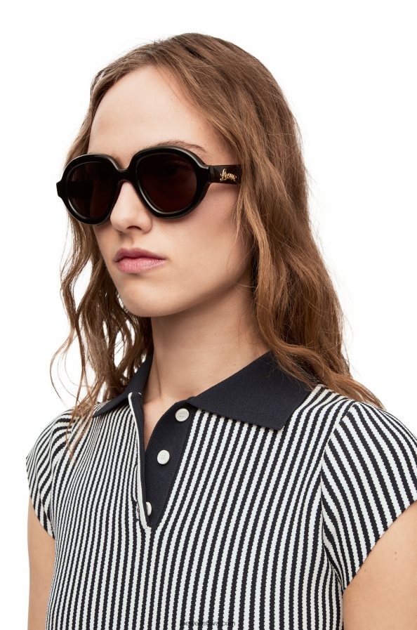 Loewe moterys acetato aviatoriaus akiniai nuo saulės juodas BZ26XN1485