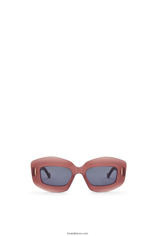 Loewe moterys acetato ekrano akiniai nuo saulės bordo BZ26XN1428