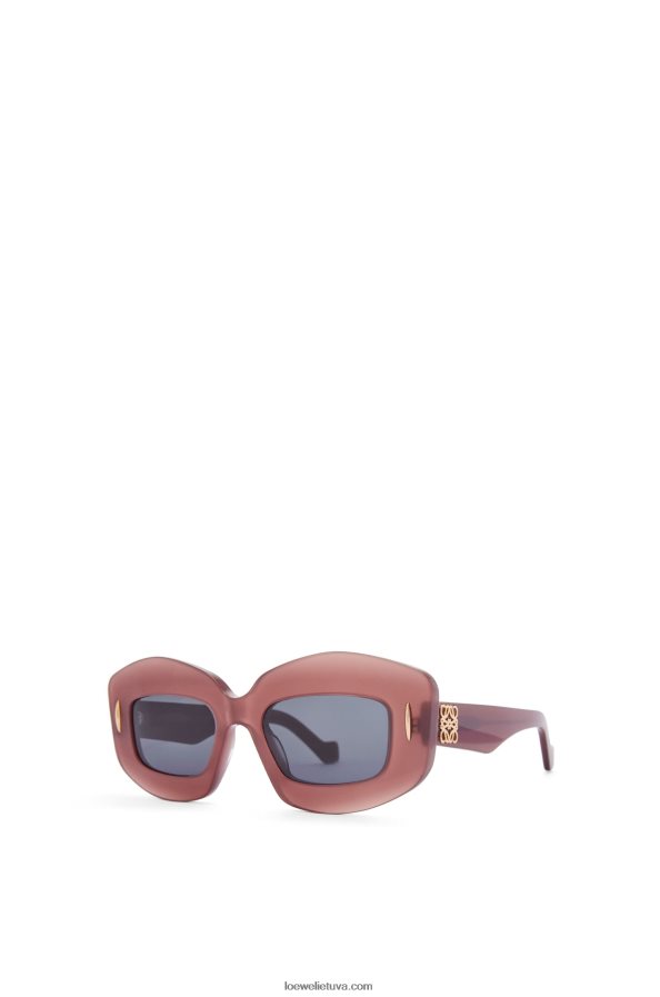 Loewe moterys acetato ekrano akiniai nuo saulės bordo BZ26XN1428