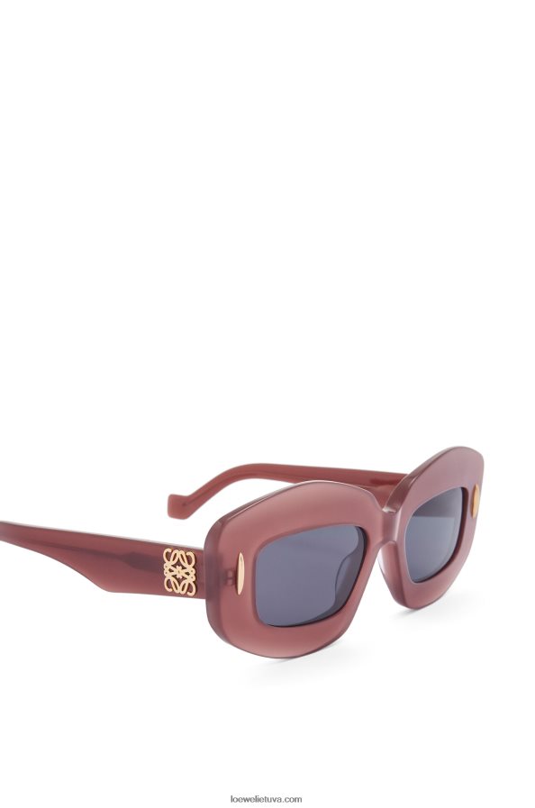 Loewe moterys acetato ekrano akiniai nuo saulės bordo BZ26XN1428