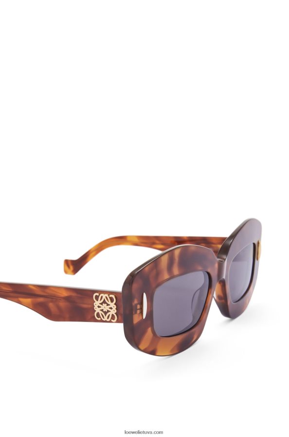 Loewe moterys acetato ekrano akiniai nuo saulės liepsnojanti havana BZ26XN1432